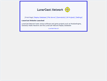 Tablet Screenshot of lunarcast.net